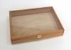 Archivační dřevěná vitrína 30x23cm, (prosklená MUZEJKA)