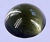 Moldavite Cabochon, round 5.5 mm