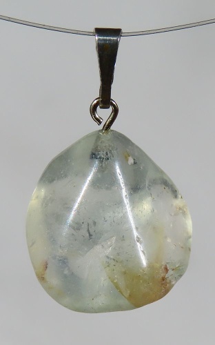 Topaz, přívěsek ve stříbře