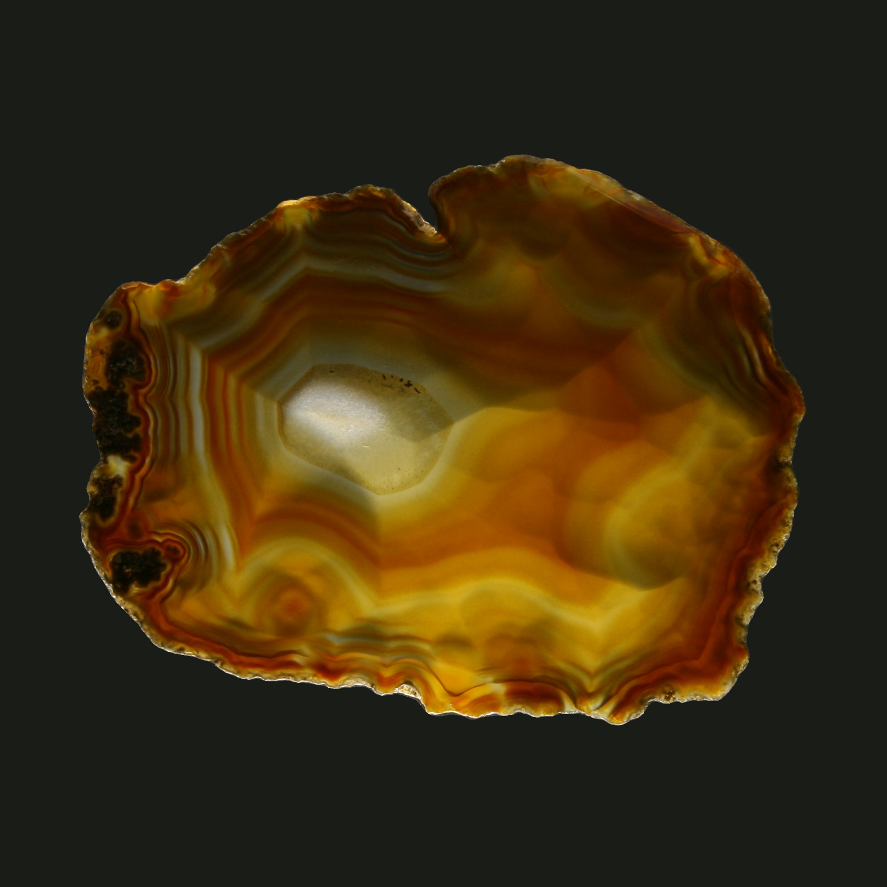 Agate slab (natural) 12cm