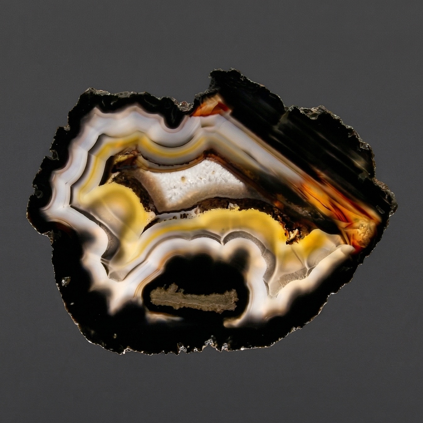 Agate slab (natural) 13 cm