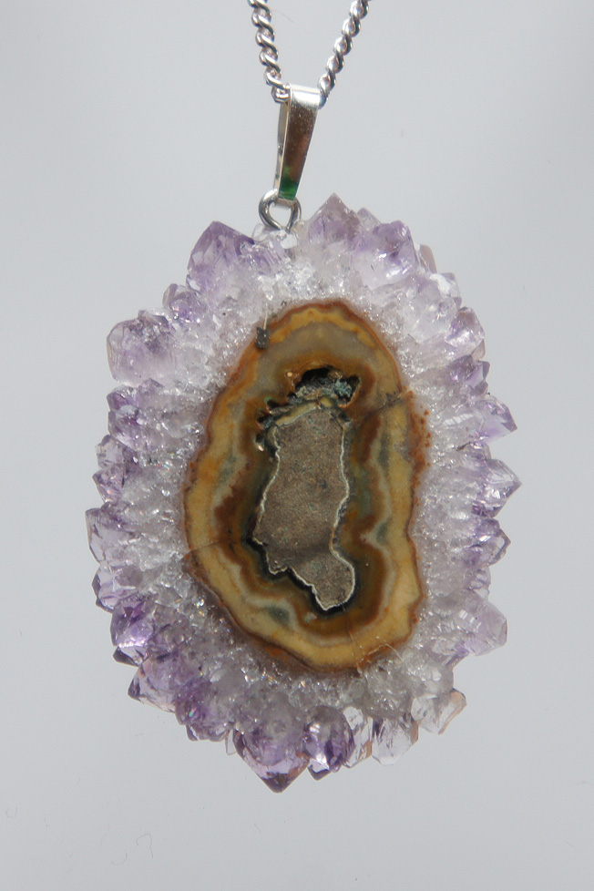 Pendant Amethyst Flower