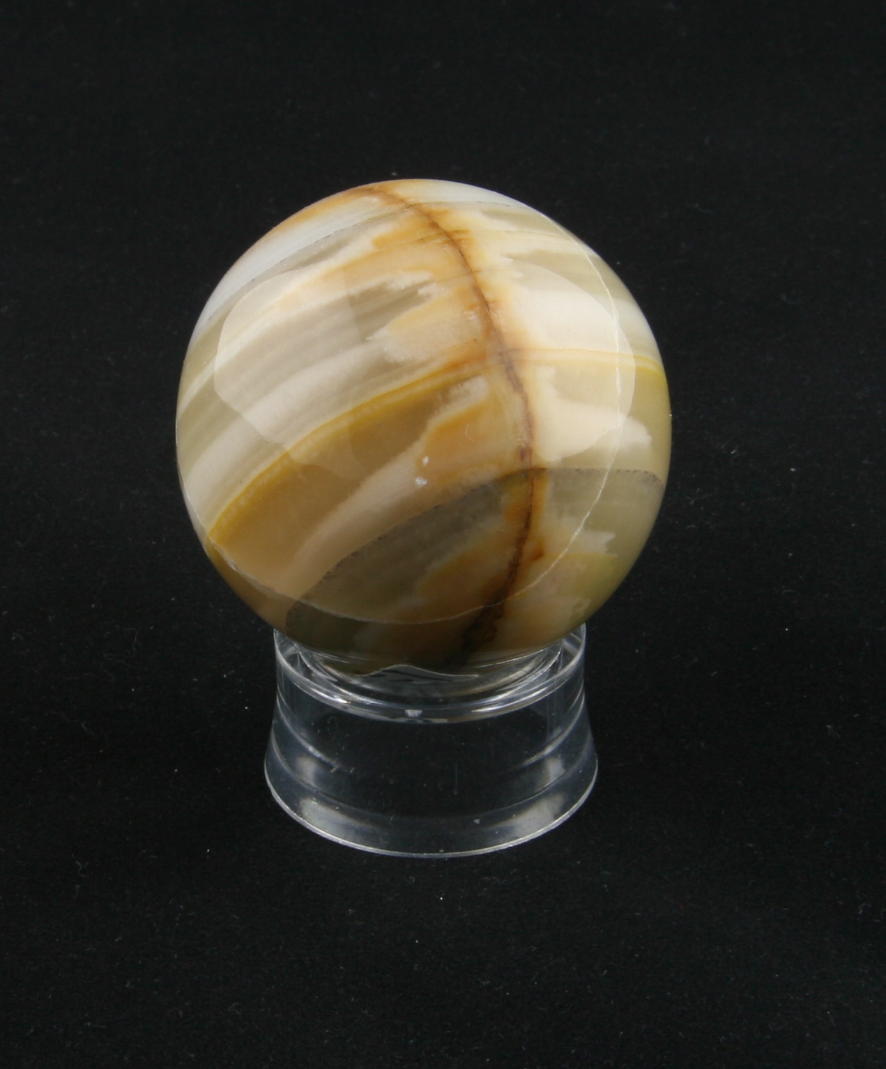 Aragonit-Kugel (pakistanischer Onyx)