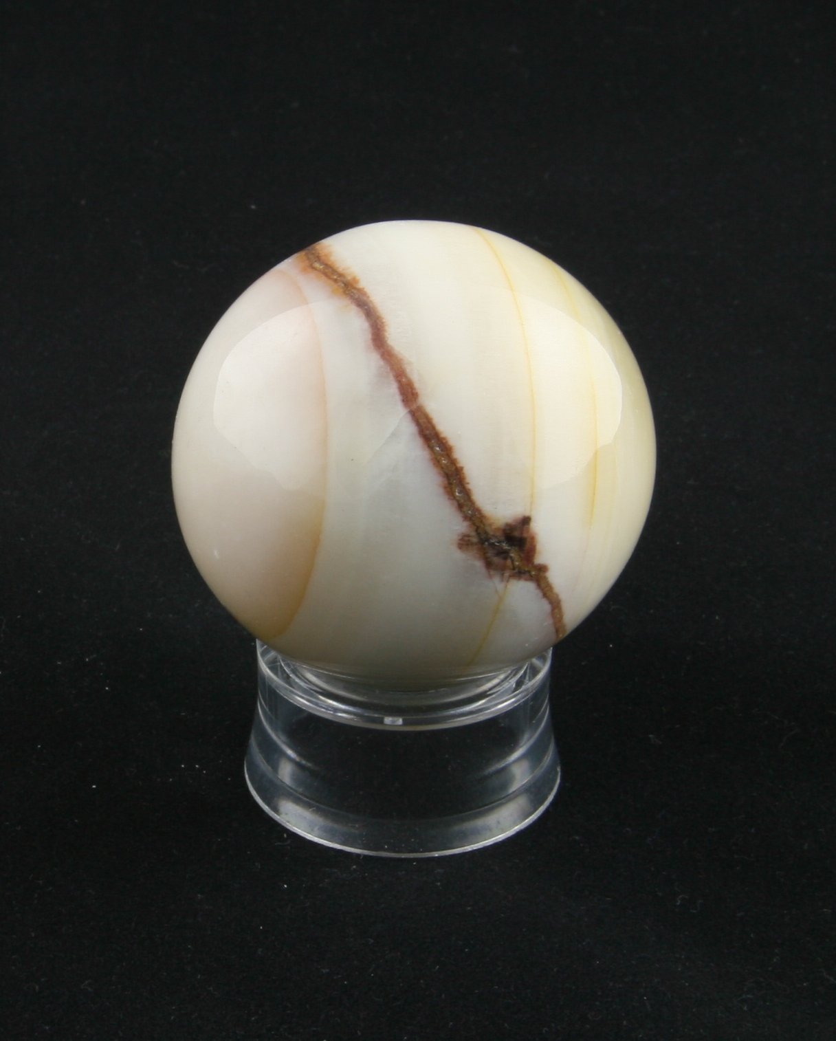 Aragonite sphere (Pakistani onyx)