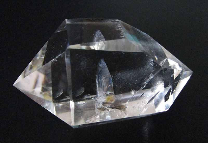 Natural Crystal, double terminated, polished