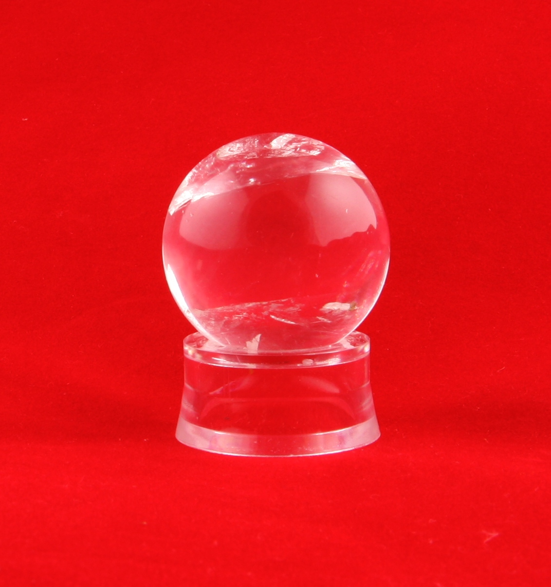 Rock crystal sphere