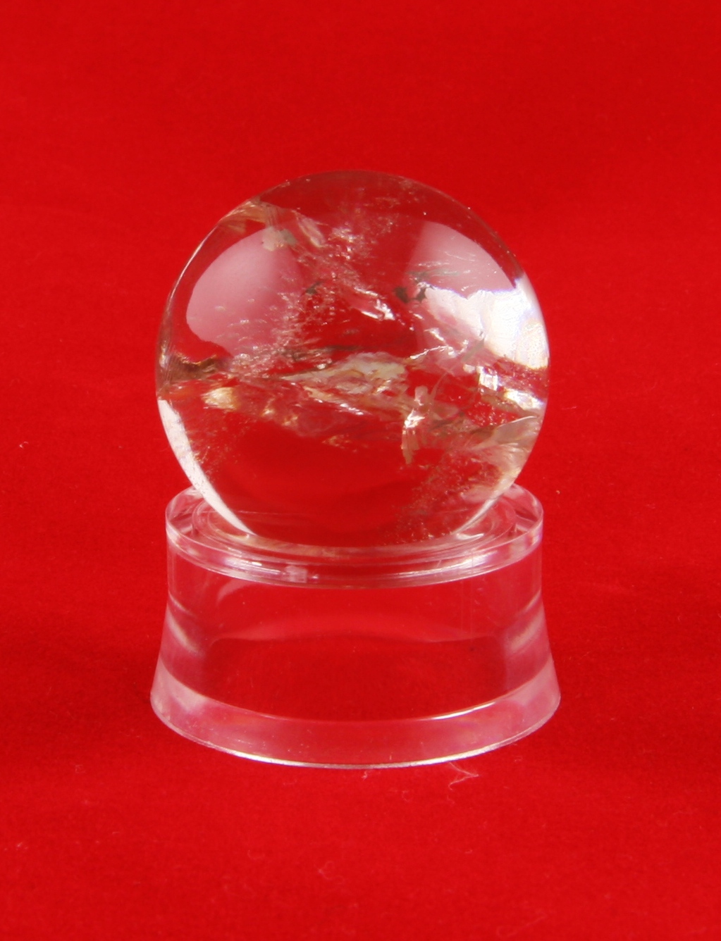 Rock crystal sphere