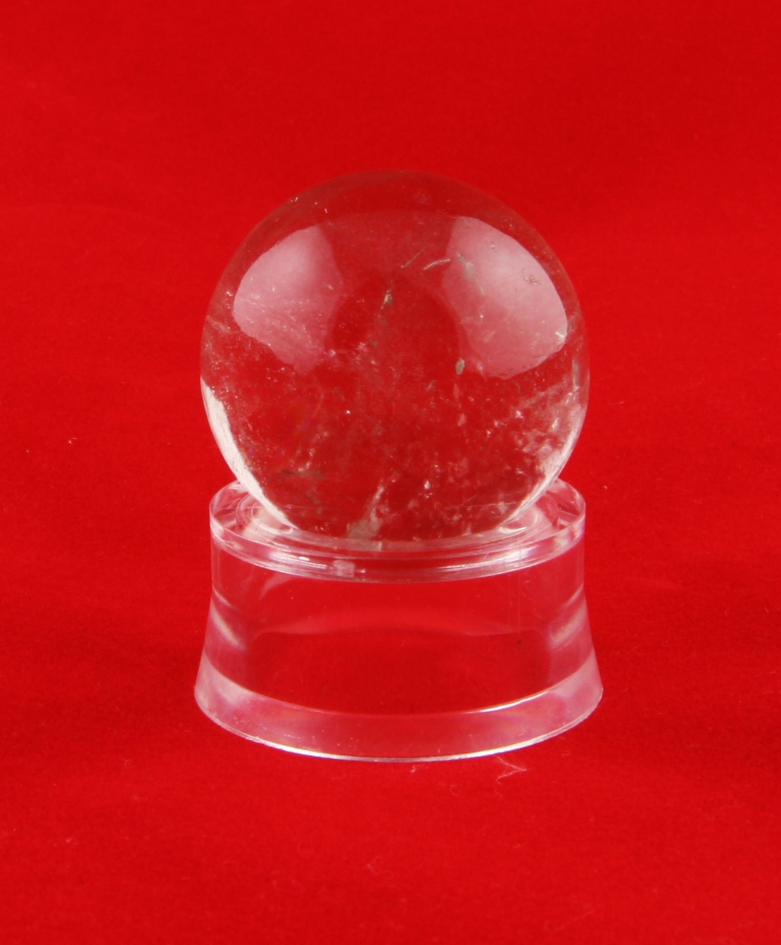 Rock crystal sphere