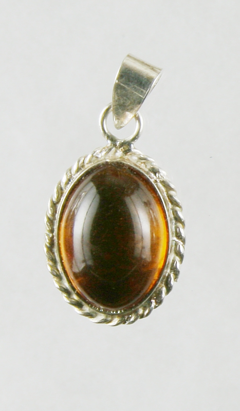 Amber, Pendant, Silver 925