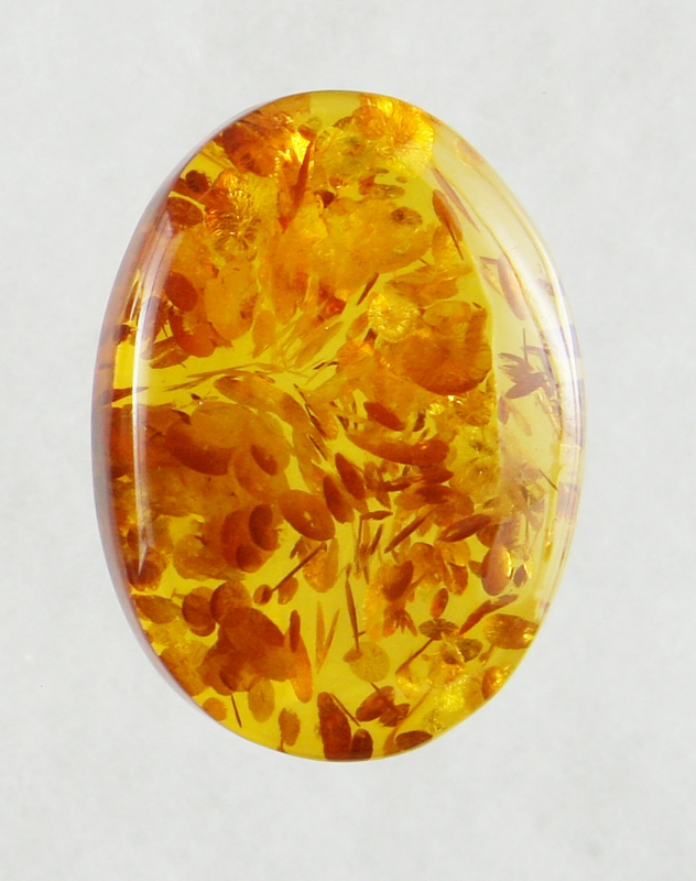 Amber, Cabochon