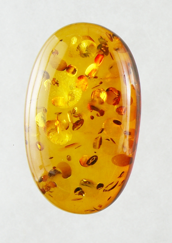 Amber, Cabochon