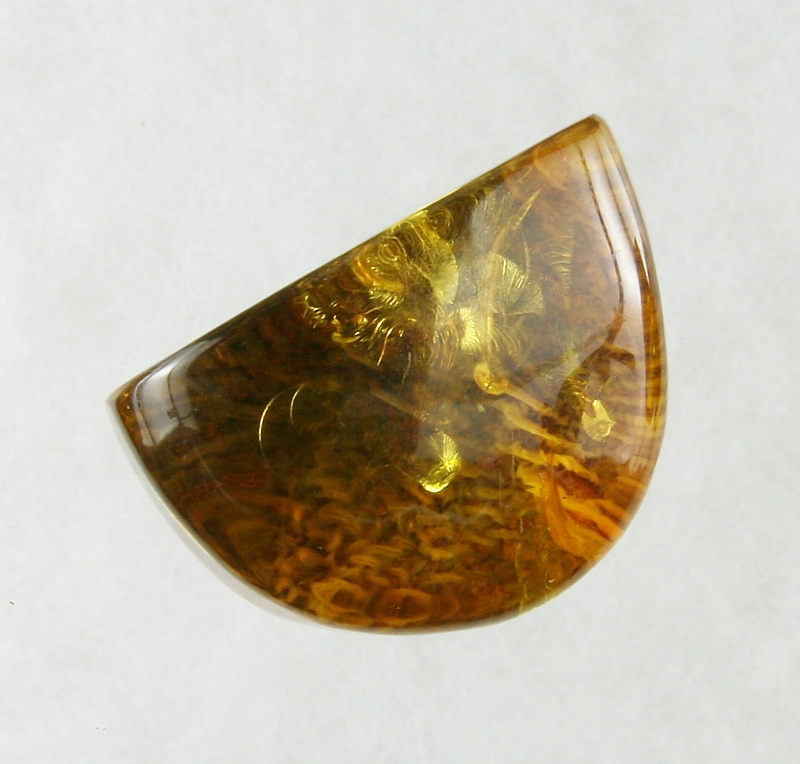 Amber, Cabochon, Free Form