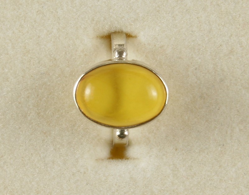 Amber, Ring, Silver 925