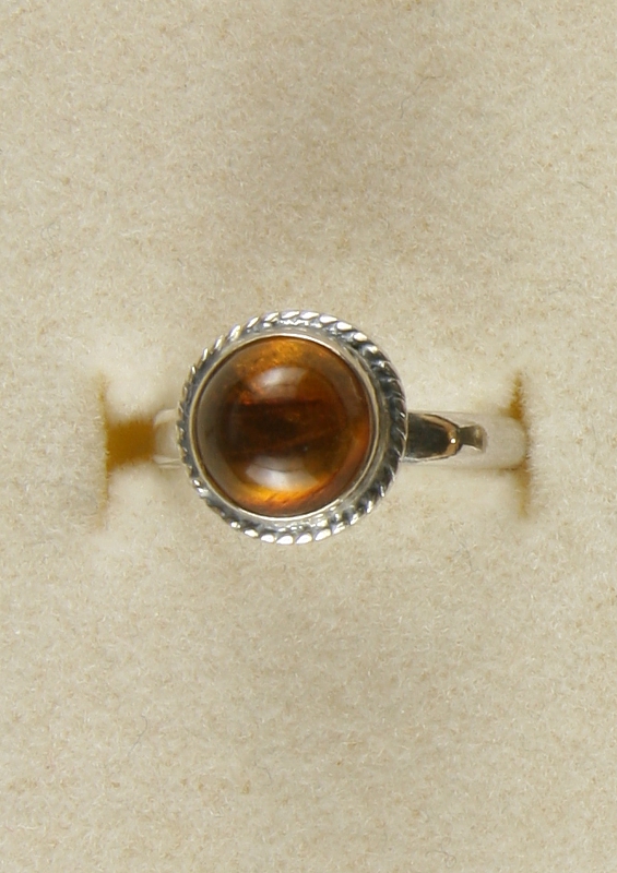 Amber, Ring, Silver 925