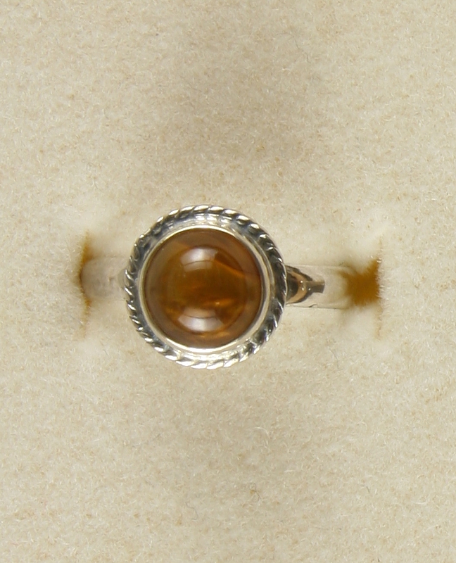 Amber, Ring, Silver 925