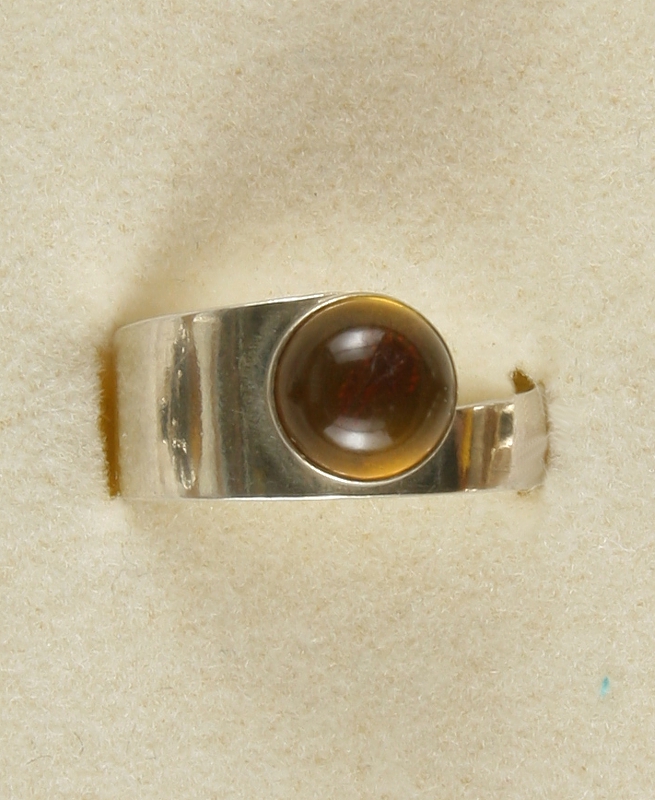 Amber, Ring, Silver 925