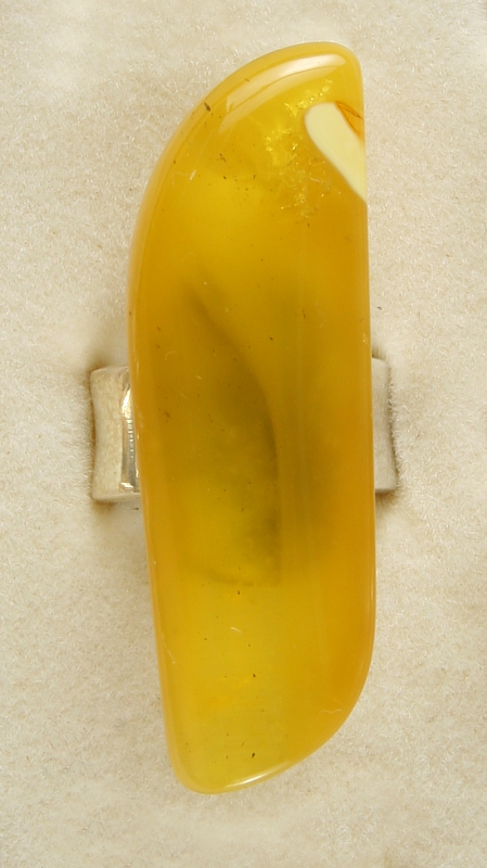 Amber, Ring, Silver 925