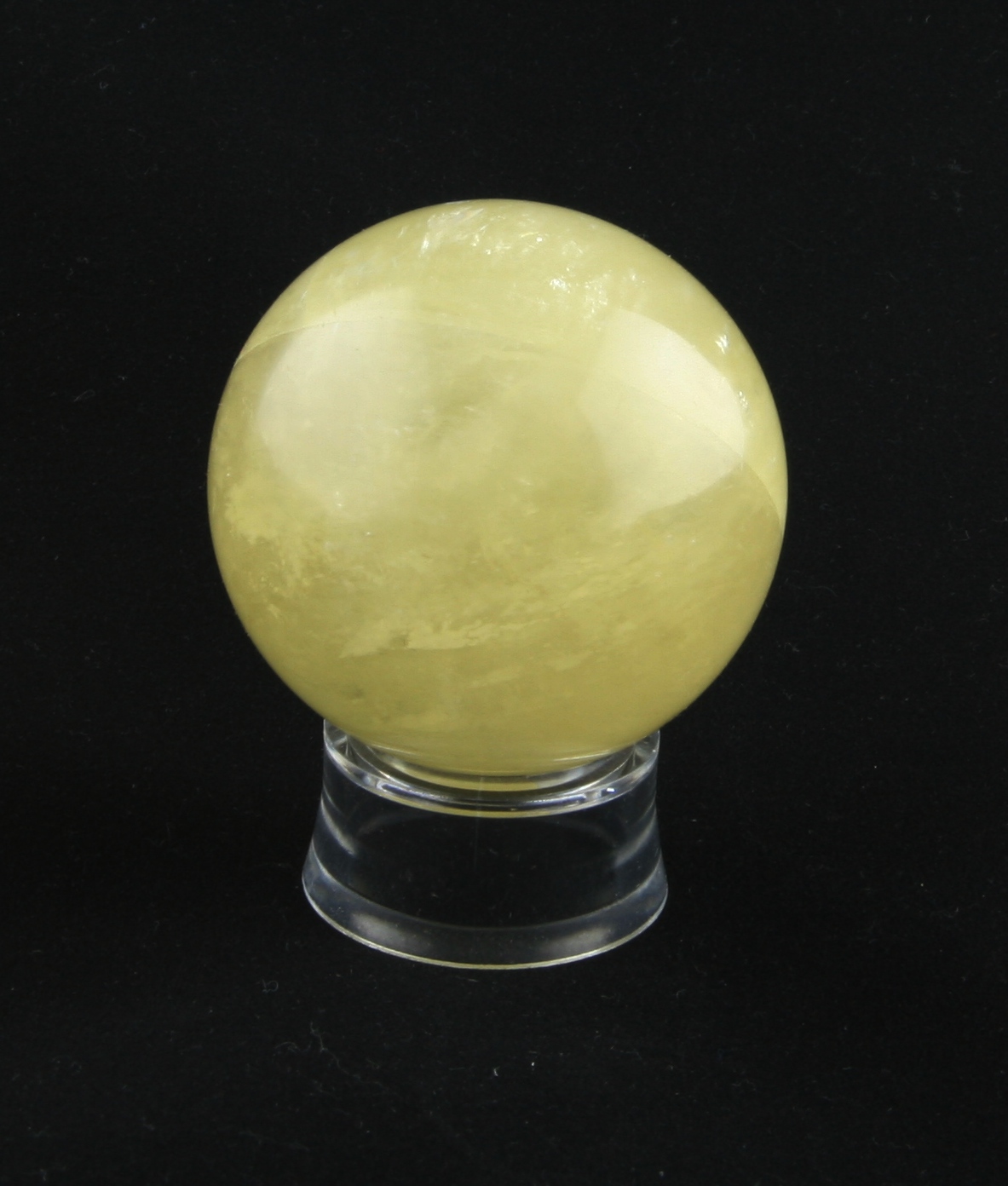 Calcite sphere, clear