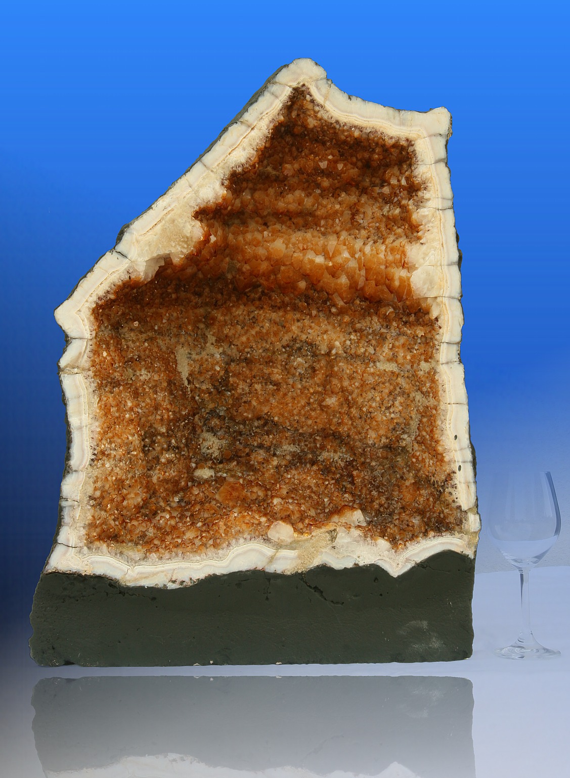 Citrine geode