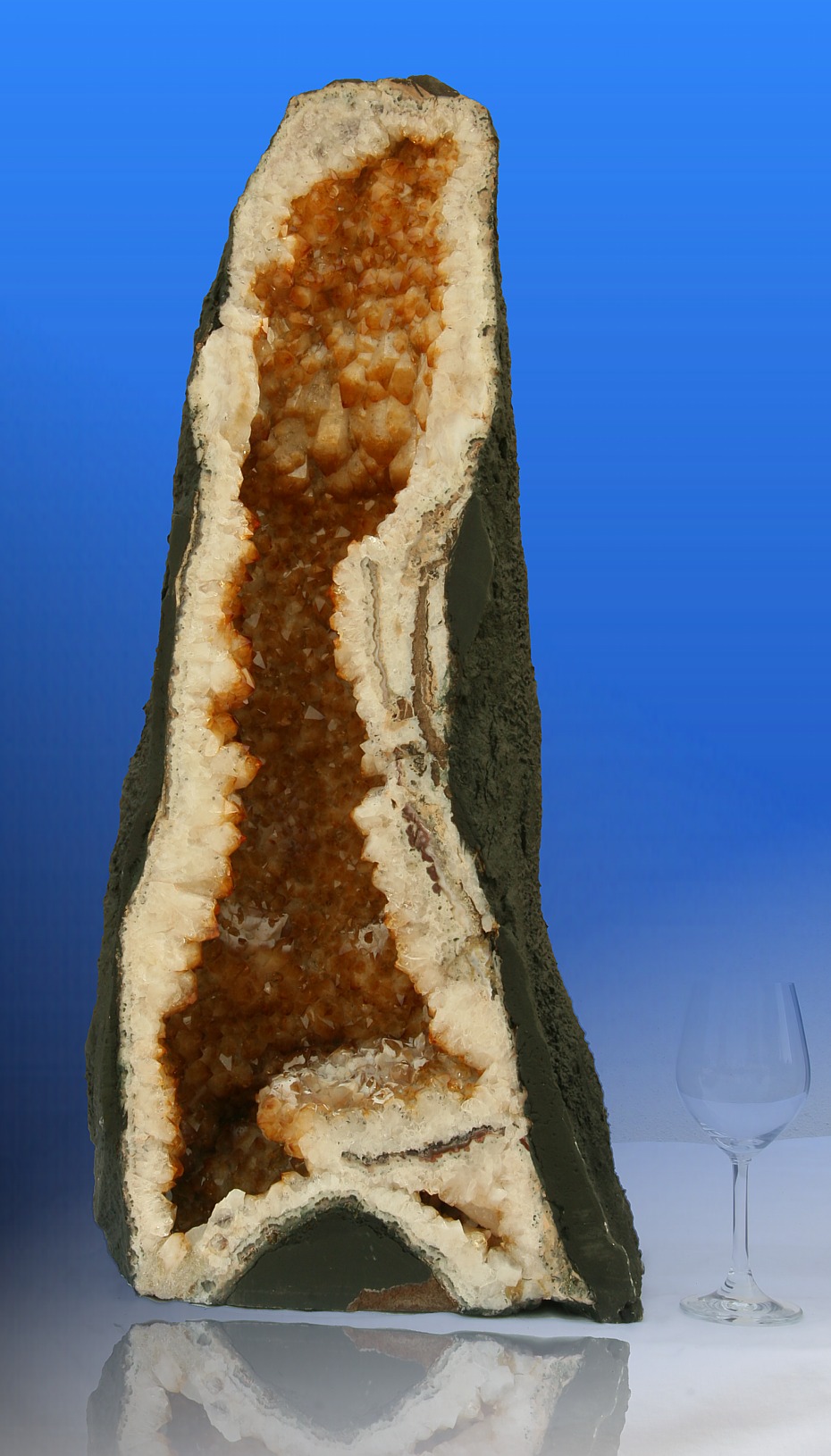 Citrine geode