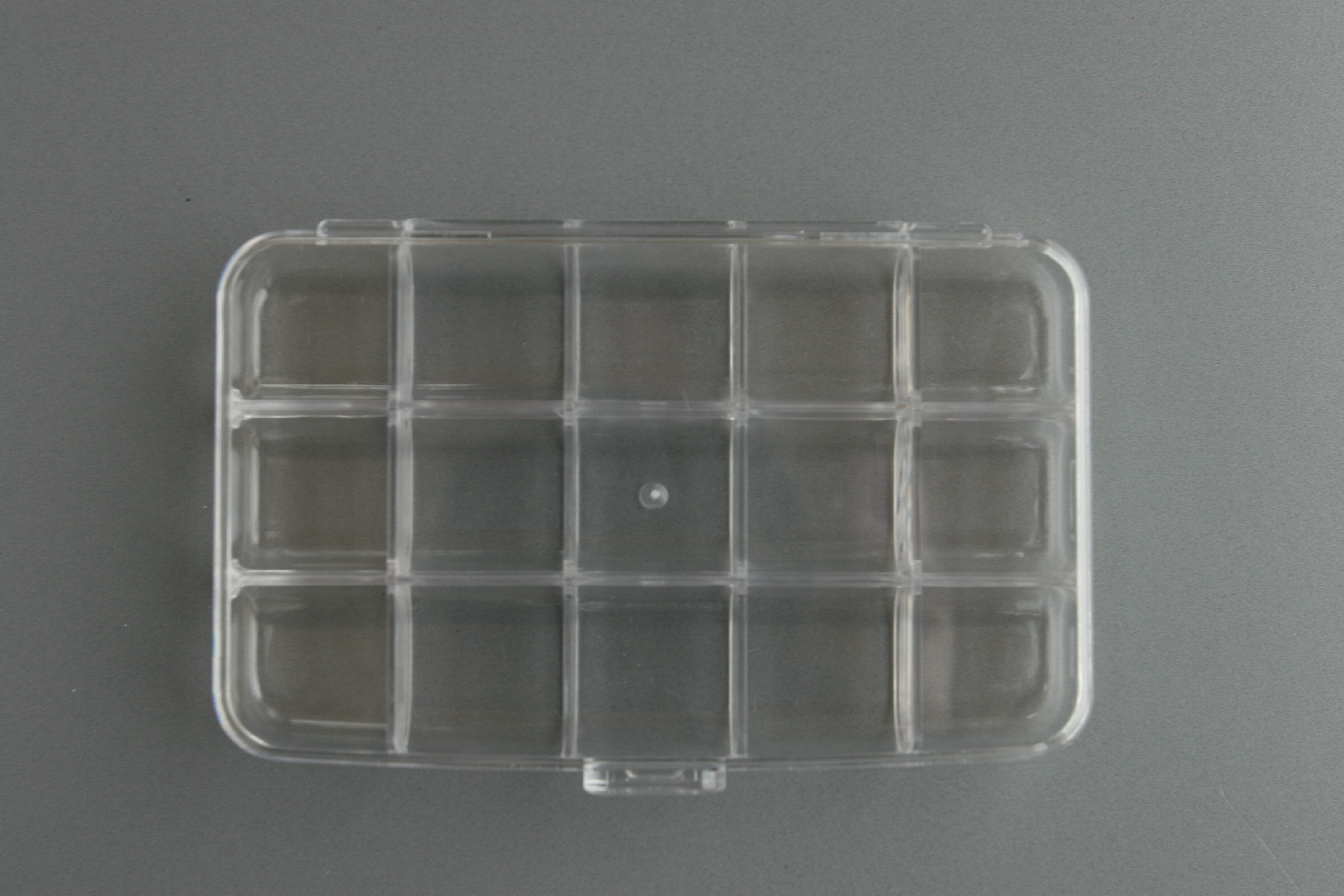 Plastic Storage and Display Box with 15 Compartments