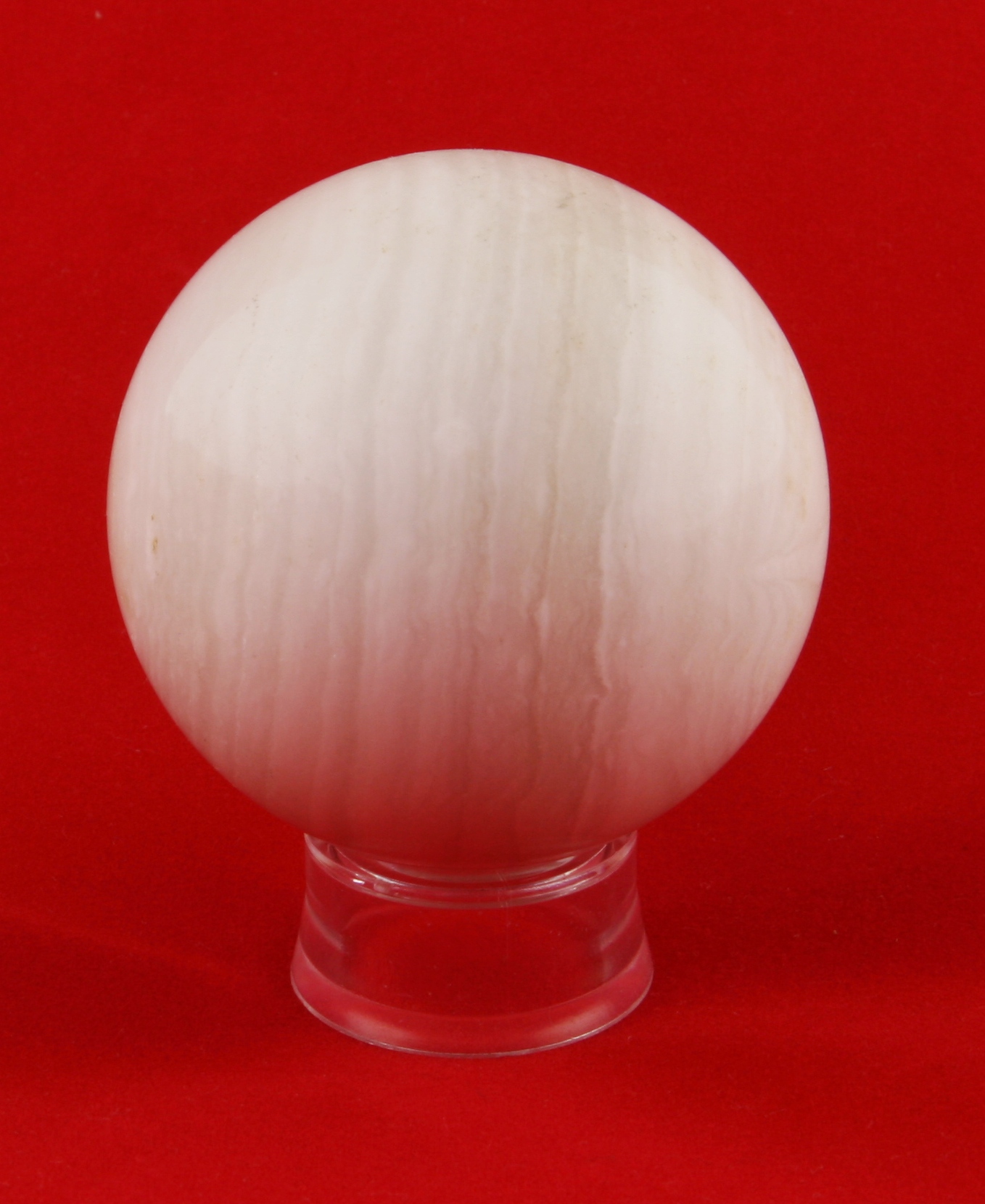 Flourite sphere, white