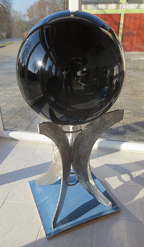 Gigantische XXL Obsidian-Kugel 60cm