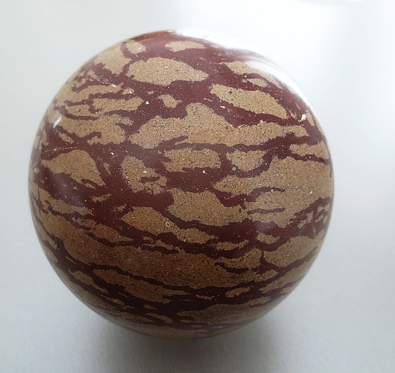 Gila Jasper (speckled slate), sphere