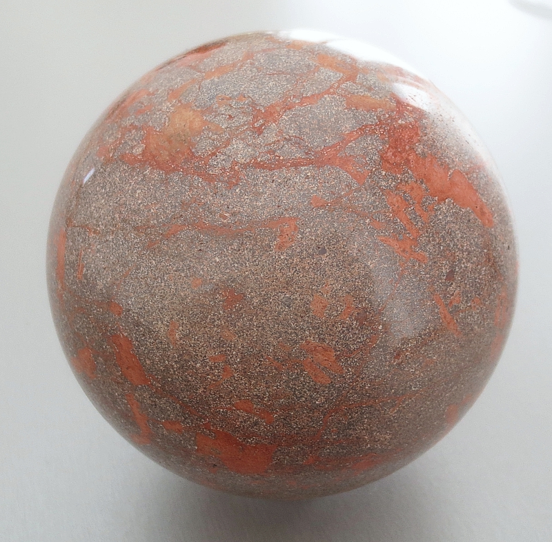 Gila Jasper (speckled slate), sphere