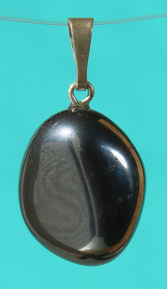 Hematite Silver Pendant
