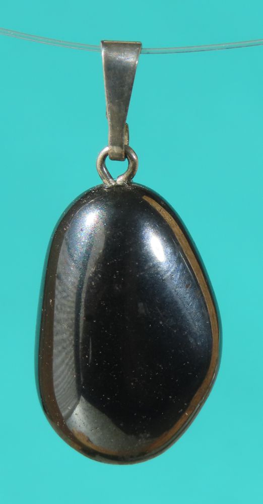 Hematite Silver Pendant