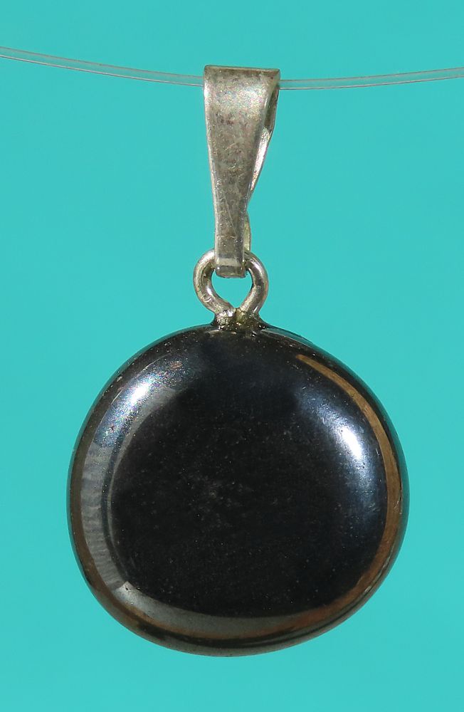 Hematite Silver Pendant