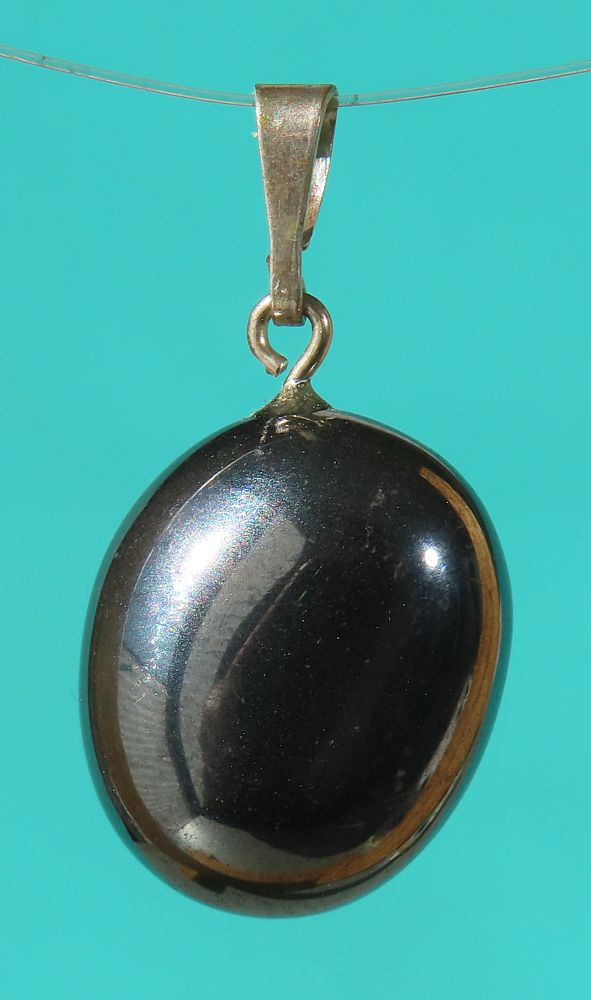 Hematite Silver Pendant