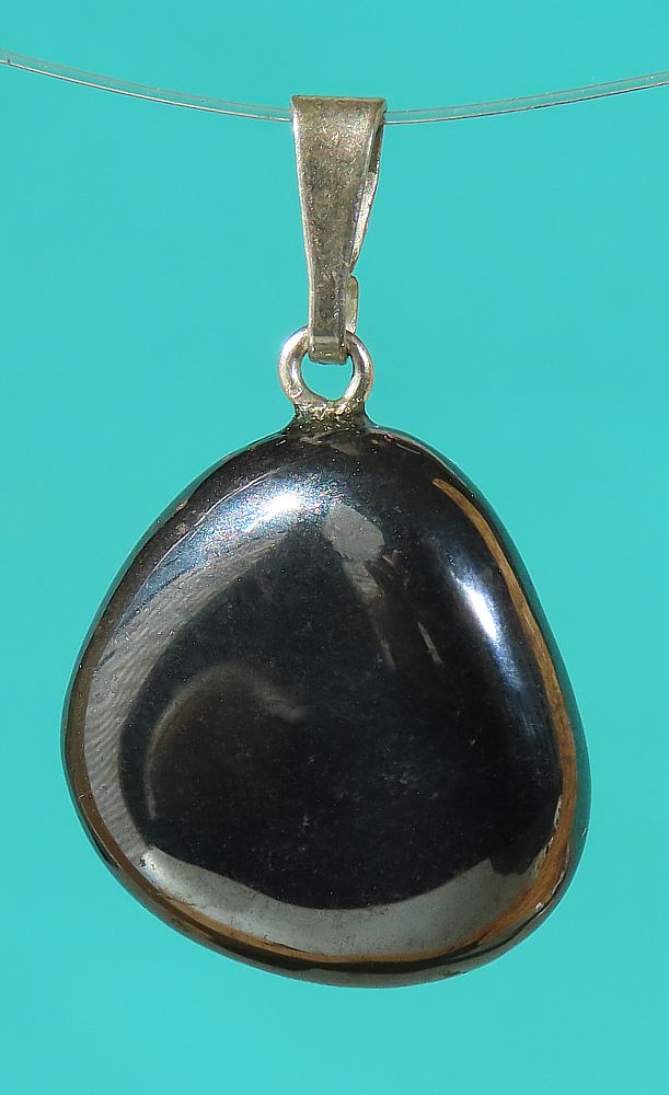 Hematite Silver Pendant