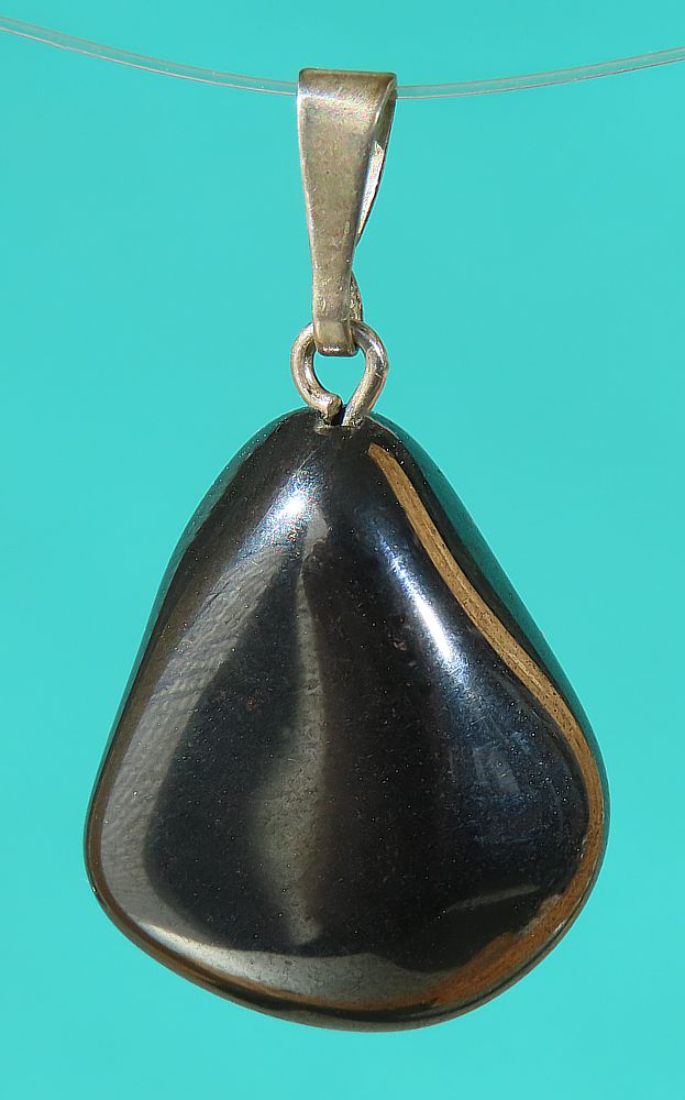 Hematite Silver Pendant