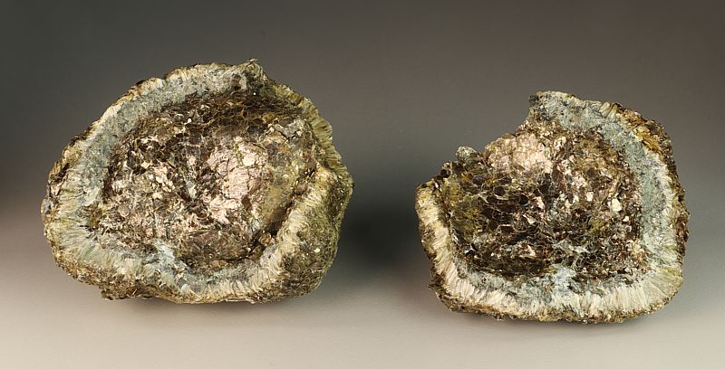 Hermanov ball, both parts, with Anthophyllite, Phlogopite and Chlorite