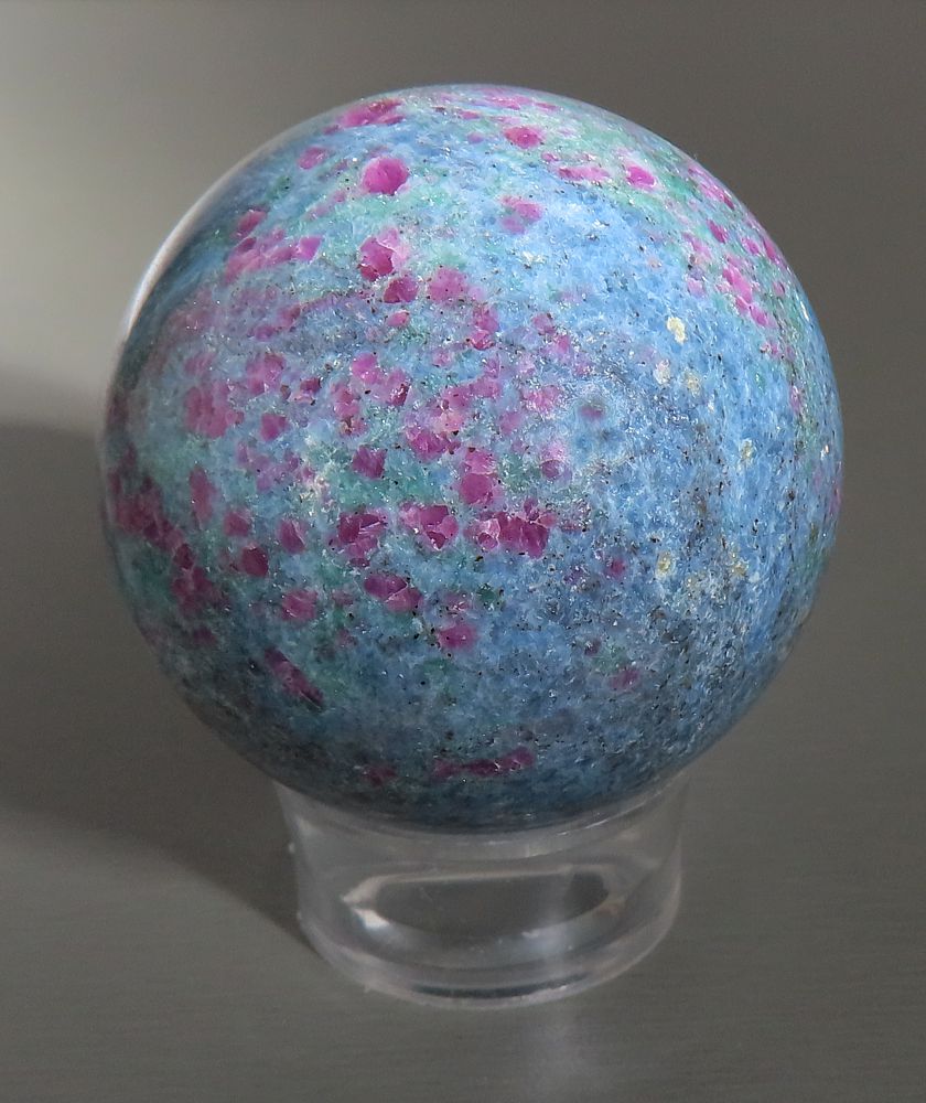 Kyanite-Ruby-Fuchsite Sphere