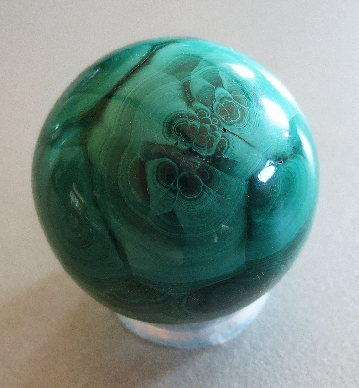 Malachite sphere