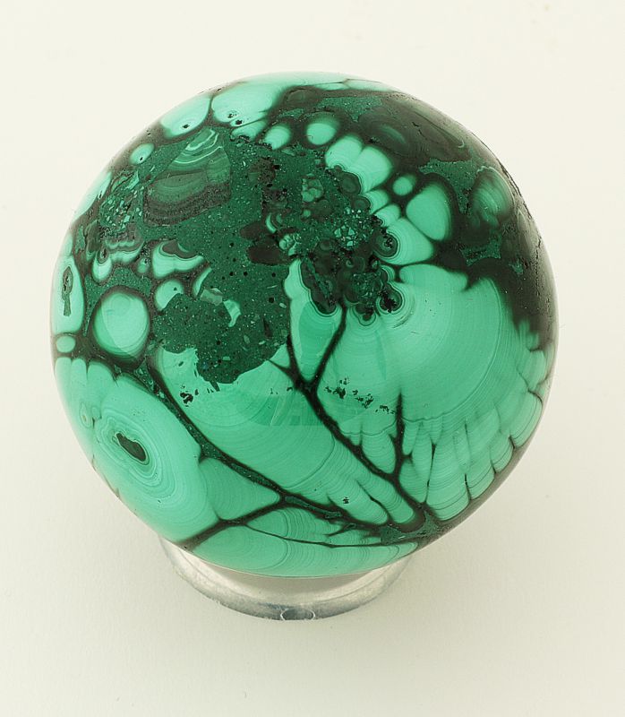 Malachite sphere 47 mm