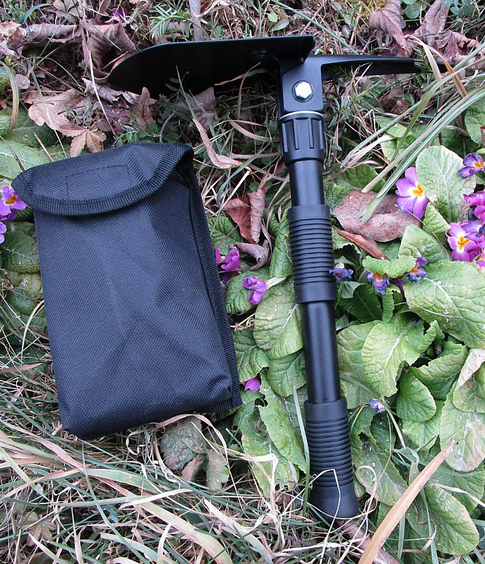 Mini Folding Prospectors Shovel, Pick and Saw