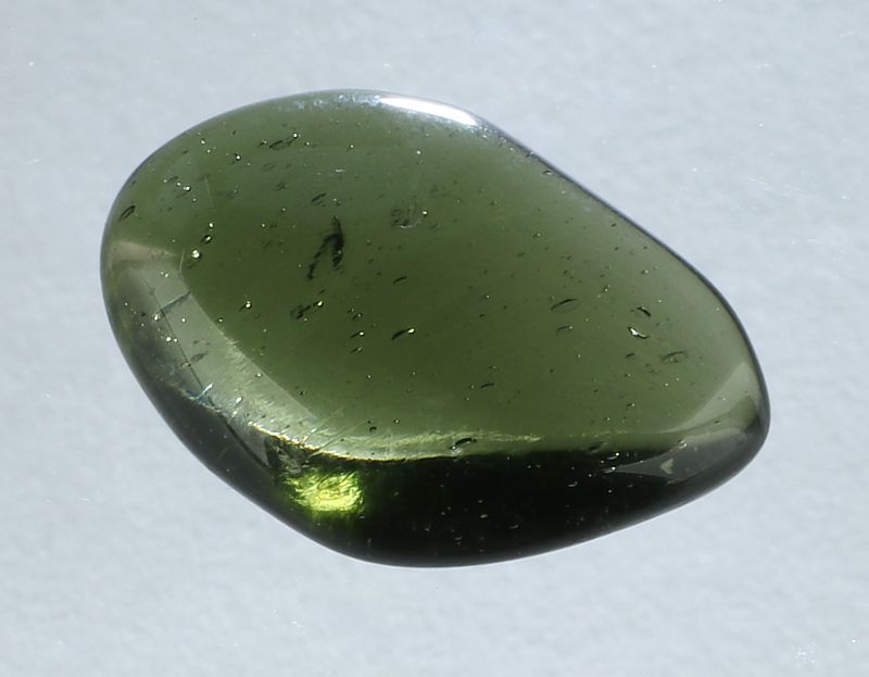 Moldavite tumbled