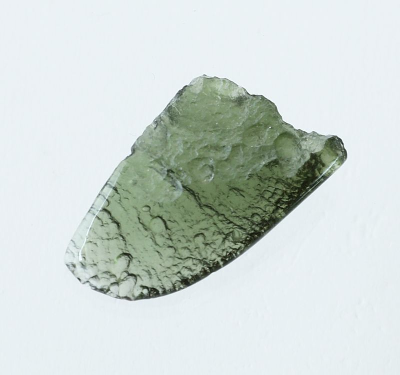 Moldavite partly polished