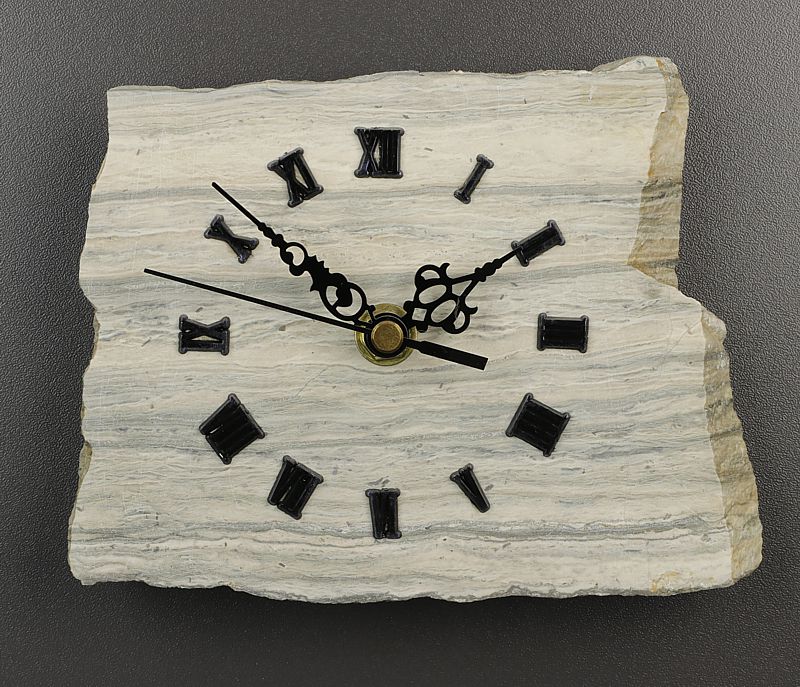 Natural Gypsum Clock