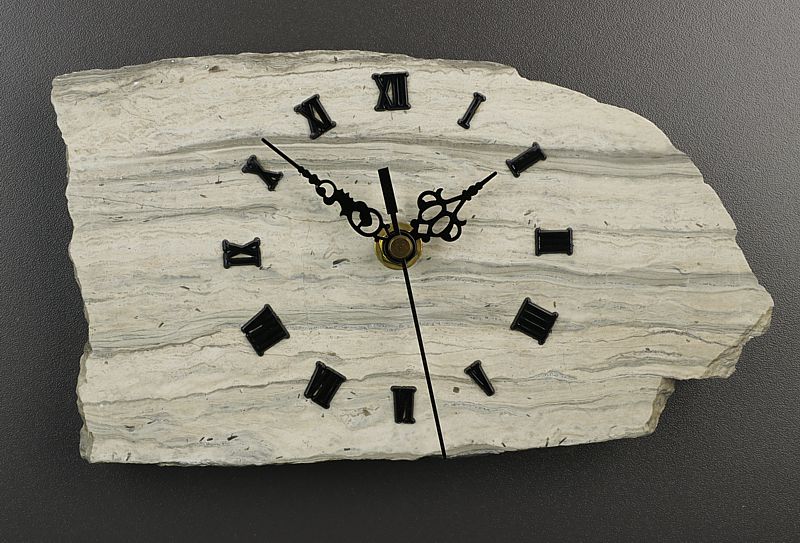 Natural Gypsum Clock