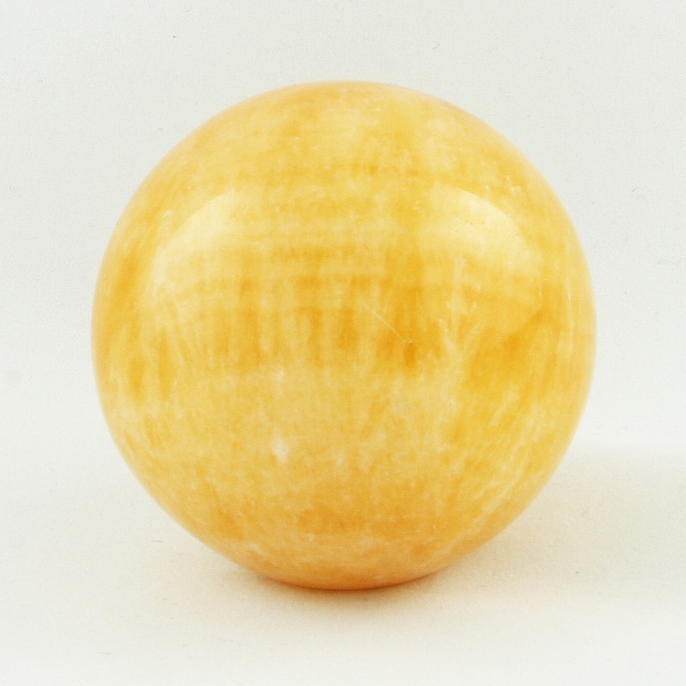 Orange calcite sphere