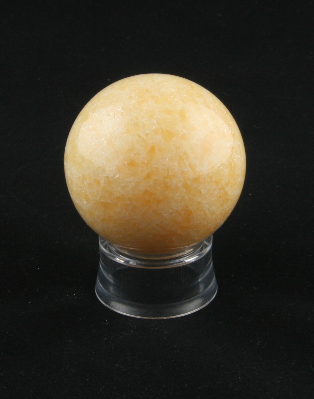 Orange calcite sphere