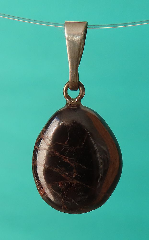 Rutil, přívěsek ve stříbře