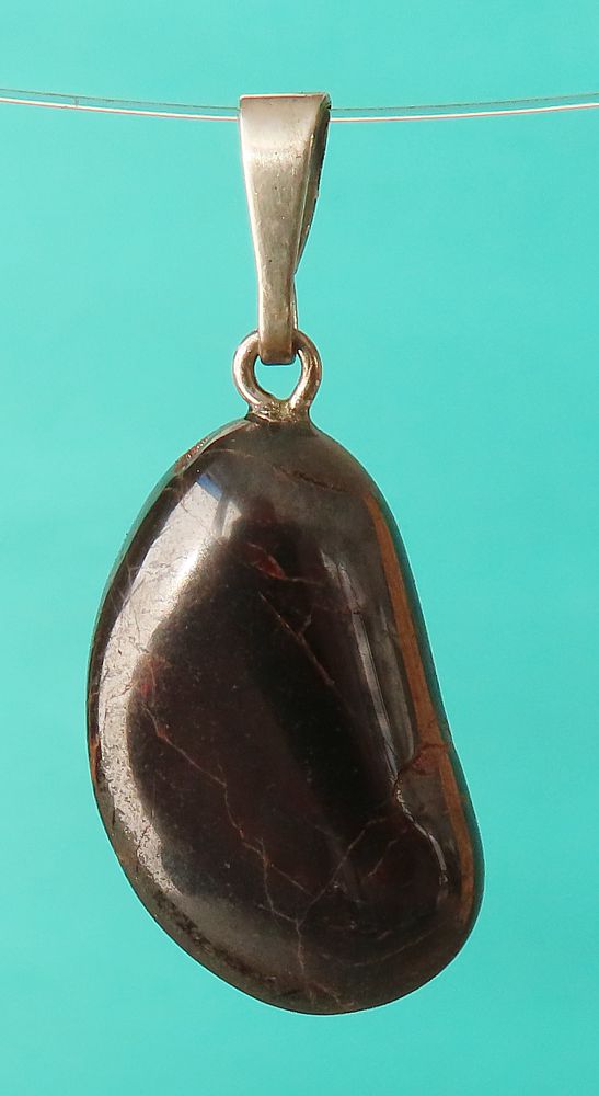 Rutil, přívěsek ve stříbře