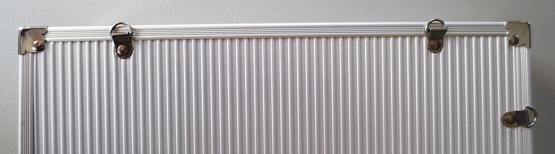 Sammelvitrine Alu 6 Fächer - Wandvitrine Mit 2 Schlössern Für Modellautos & Uhren