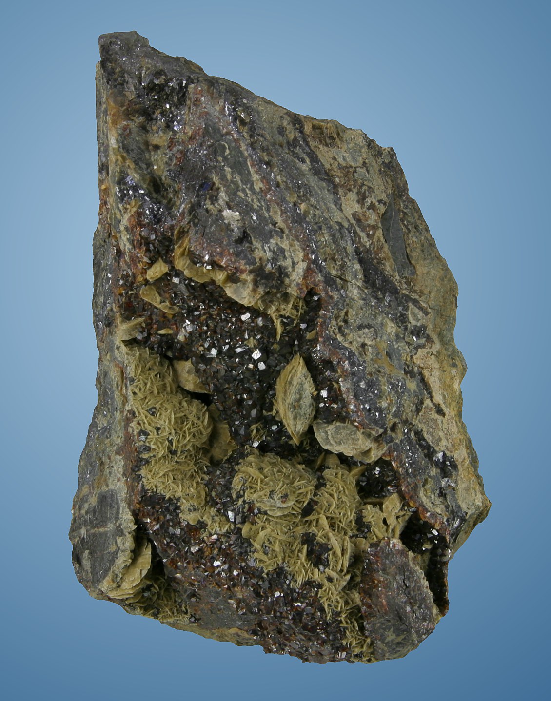 Sfalerite, Siderite